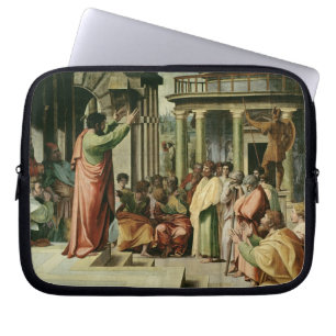 Capa Para Notebook St Paul que Preaching em Atenas (desenhos animados