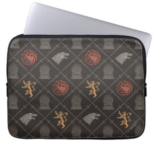 Capa Para Notebook Stark, Lannister, Targaryen, Padrão de Trono de Fe