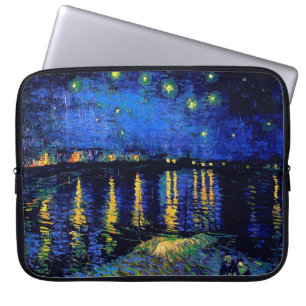 Capa Para Notebook Starry Night Over the Rhone Van Gogh Fine Art