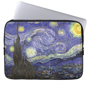 Capa Para Notebook Starry Night por Vincent van Gogh
