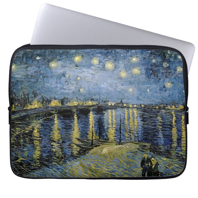 Capa Para Notebook Starry Night Vincent van Gogh (Frente)
