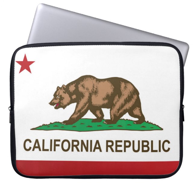 Capa Para Notebook State Flag of California, EUA (Frente)
