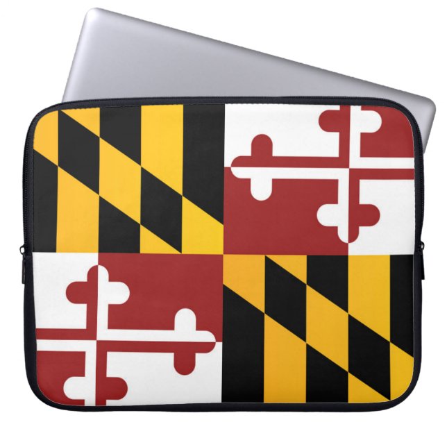 Capa Para Notebook State Flag of Maryland, EUA (Frente)