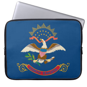 Capa Para Notebook State Flag of North Dakota, EUA