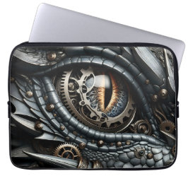 Capa Para Notebook Steampunk Dragon Olho Fechado Ai Art