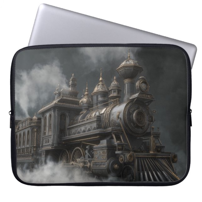 Capa Para Notebook Steampunk Train (Frente)