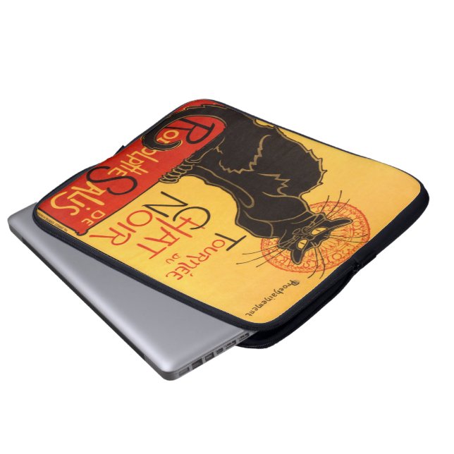 Capa Para Notebook Steinlen: Bate-papo Noir (Frente Inferior)