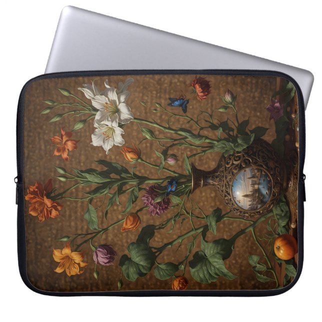 Capa Para Notebook Stem Floral London Genie Vase (Frente)
