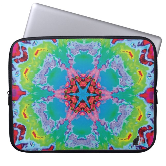 Capa Para Notebook Stemma Kaleidoscope Bolsa de laptop (Frente)