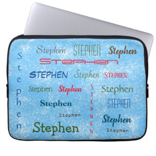 Capa Para Notebook Stephen Personalizou muitos nomes personalizados