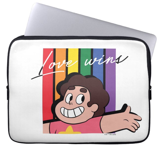 Capa Para Notebook Steven Universe - O amor ganha (Frente)