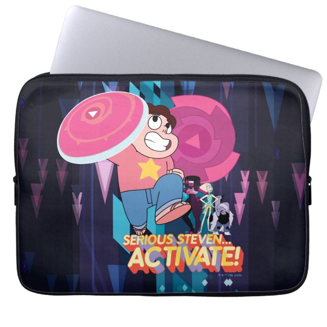 Capa Para Notebook Steven Universe | Steven sério.. Ativar! (Frente)