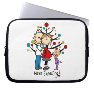 Capa Para Notebook Stick Figures Expectativa Parente Girl