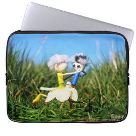 Capa Para Notebook Stijldansende Fubby's in Narcissen jurk.