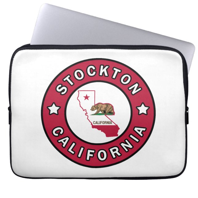 Capa Para Notebook Stockton California (Frente)