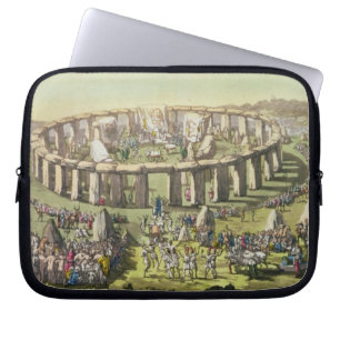 Capa Para Notebook Stonehenge, ou um templo circular dos Druids, pl