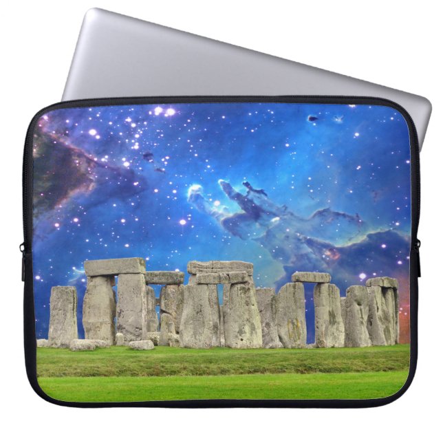 Capa Para Notebook Stonehenge & Stars Antigo local histórico de poder (Frente)