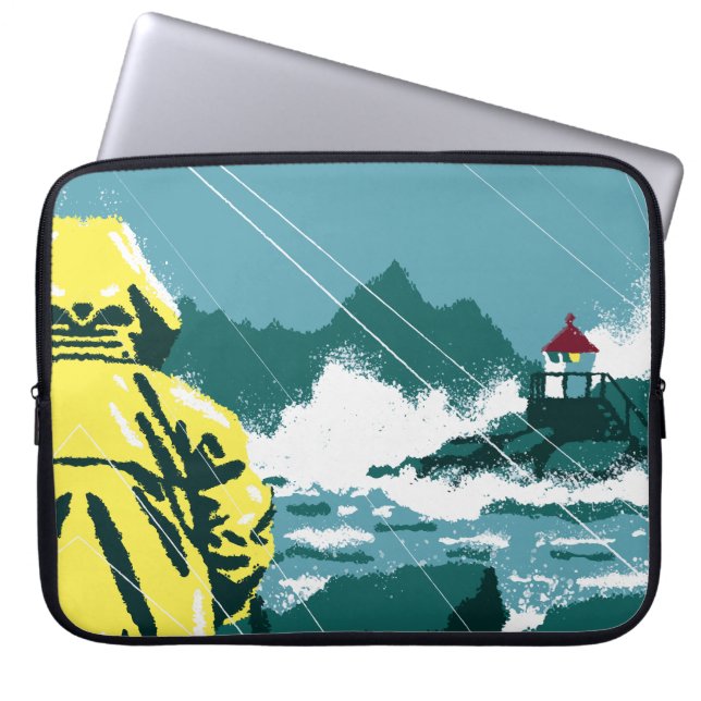 Capa Para Notebook Stormwatch: Majestade da Ilha (Frente)