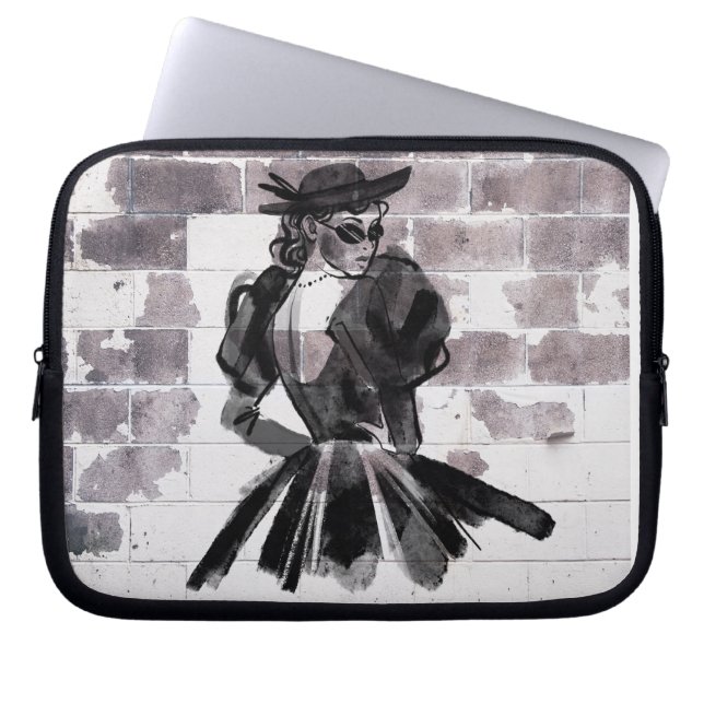 Capa Para Notebook "Street Muse - Moda na Parede" (Frente)