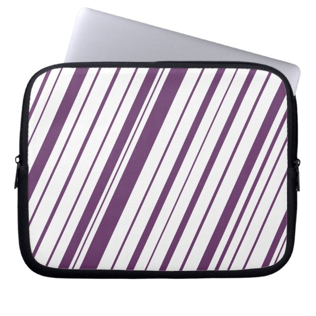 Capa Para Notebook Stripe Diagonal ~Lavanda (Frente)