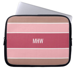 Capa Para Notebook Stripes bolsas de laptop personalizadas de monogra