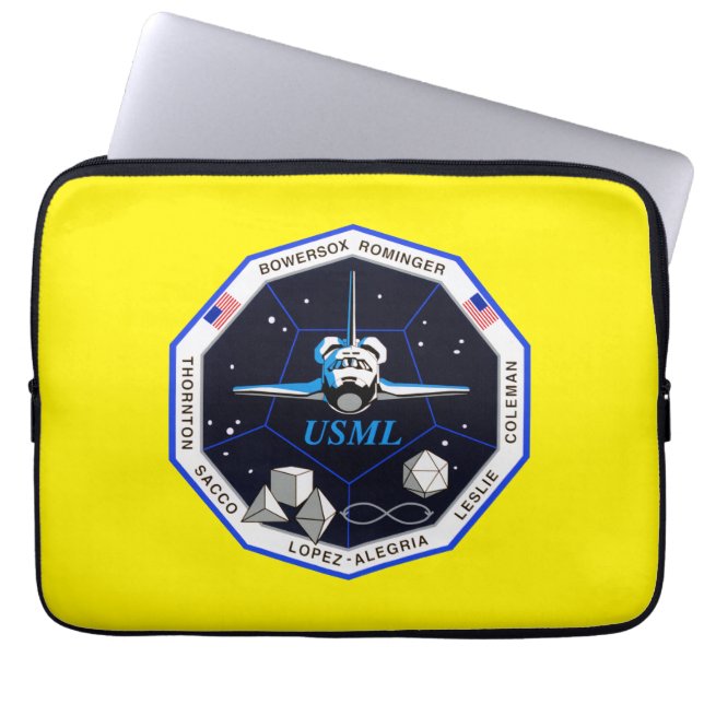 Capa Para Notebook Sts-73 (Patch de Missão) (Frente)