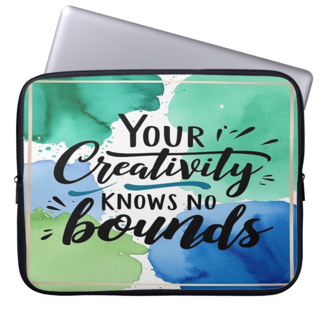 Capa Para Notebook Sua Criatividade Não Tem Limites (Frente)