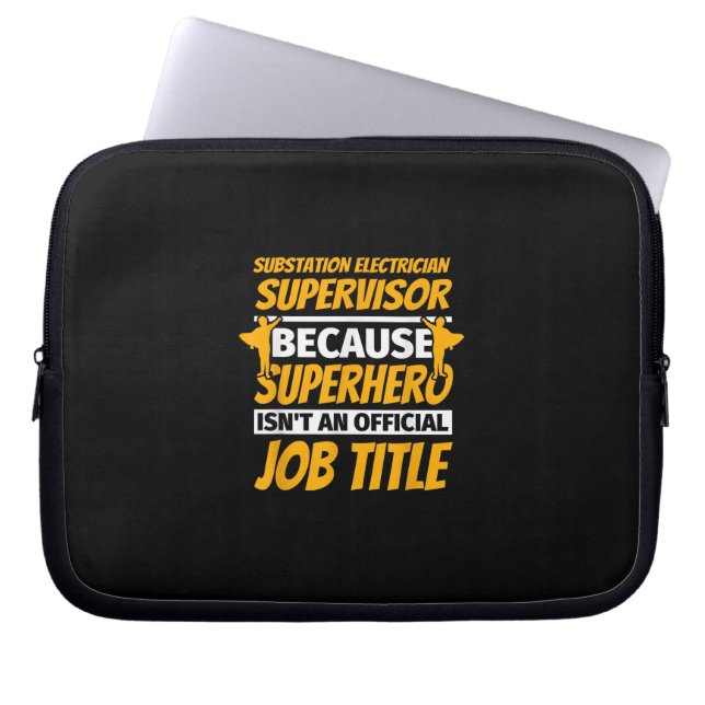 Capa Para Notebook Subestação Eletricidade Supervisor Funny Humor Gif (Frente)