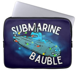 Capa Para Notebook Submarino, bauble, natal