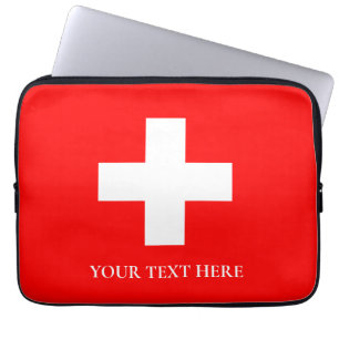 Capa Para Notebook Suiça Flag Schweiz Suíça