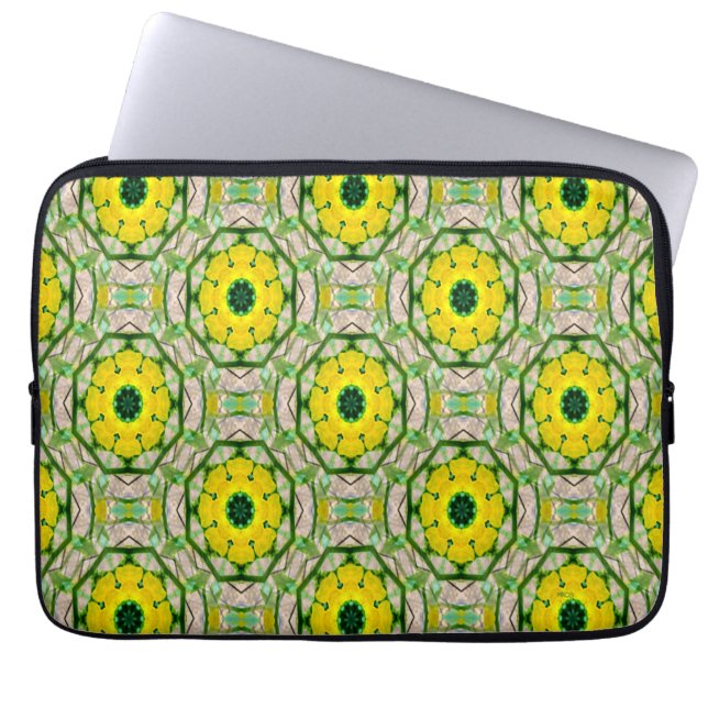 Capa Para Notebook Summer Blooms. (Frente)