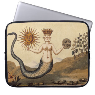 Capa Para Notebook Sun e Merman da lua