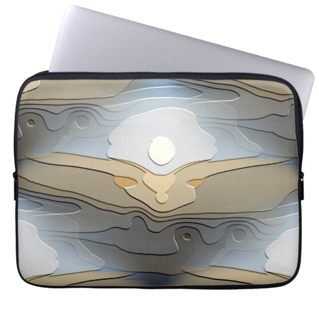 CAPA PARA NOTEBOOK SUN OVER THE HILLS  (Frente)