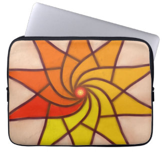 Capa Para Notebook Sunburst Spiral