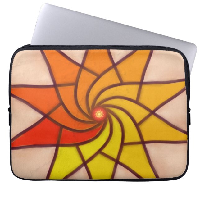 Capa Para Notebook Sunburst Spiral (Frente)