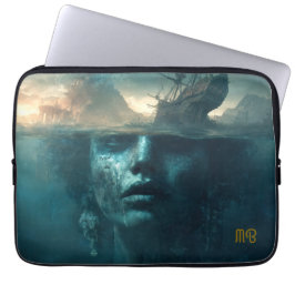 Capa Para Notebook Sunken Secrets Mythic Ocean Depths Art