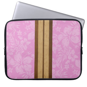 Capa Para Notebook Sunset Beach Surfboard Neoprene Wetcase