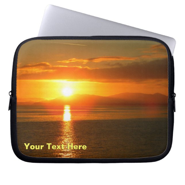 Capa Para Notebook Sunset de passagem de dentro (Frente)
