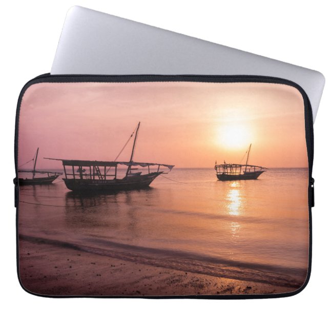 Capa Para Notebook Sunset em Zanzibar (Frente)