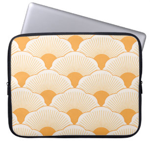 Capa Para Notebook Sunset, laranja tonal, textura concreta