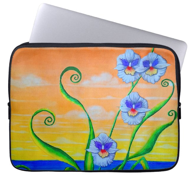 Capa Para Notebook Sunset Orquídeo (Frente)