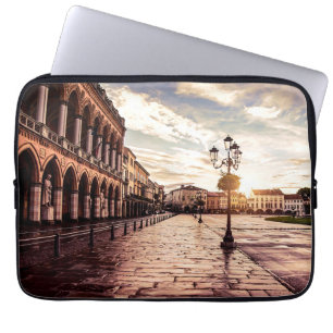 Capa Para Notebook Sunset over quadrado em Padova, Itália