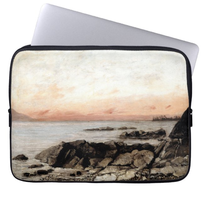 Capa Para Notebook Sunset, Vevey, Suiça - Gustave Courbet (Frente)