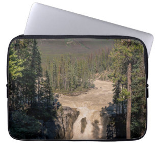 Capa Para Notebook Sunwapta Serenity: Waterfall Photoographic