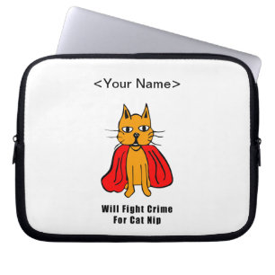 Capa Para Notebook Super Cat Luta Contra Criminalidade para Apanhar (