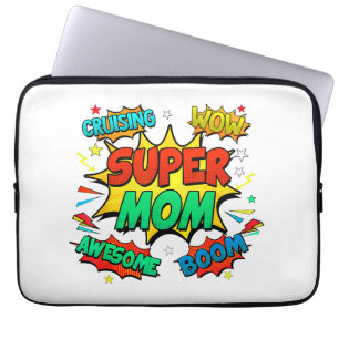 Capa Para Notebook Super Mãe Heroína Para Mulheres