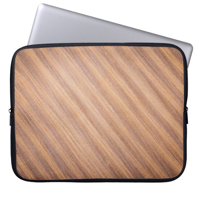 Capa Para Notebook Superfície de madeira castanha (Frente)