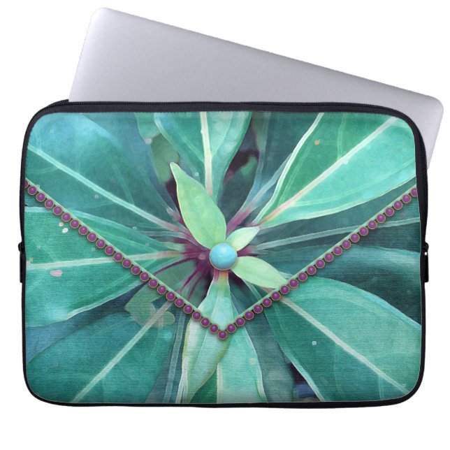 Capa Para Notebook Suporte de Folhas de Cerejeira (Frente)