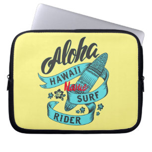 Capa Para Notebook Surf Aloha Hawaii Rider Thunder_Cove