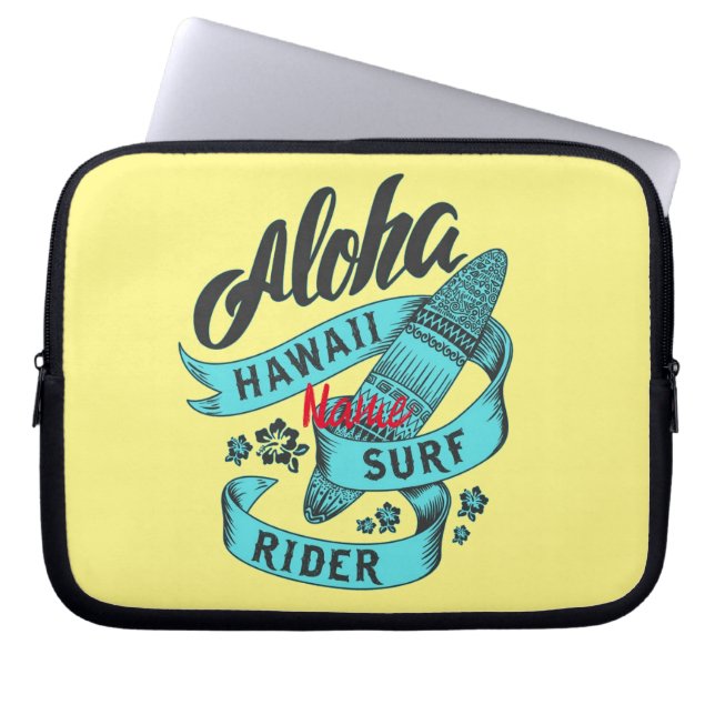 Capa Para Notebook Surf Aloha Hawaii Rider Thunder_Cove (Frente)